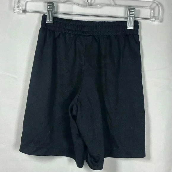 Air Jordan black gym shorts boys size large 6-7 yrs red logo - Picture 3 of 4